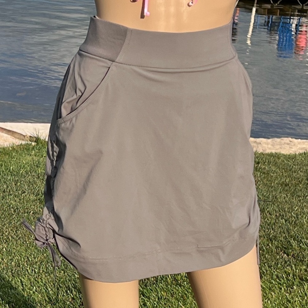 Columbia M Anytime Casual Gray Skort! NEW! - Picture 8 of 16